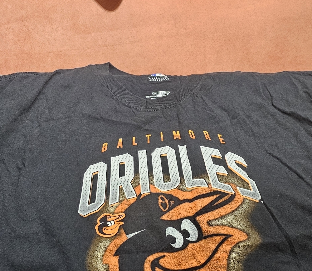 Genuine Merchandise Orioles Tee in Black and Orange